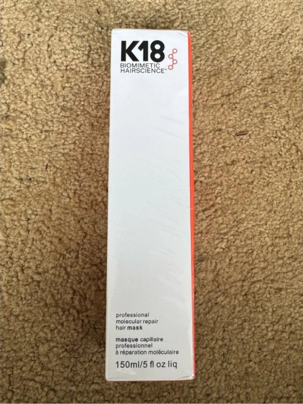 K18 Professional Molecular Repair Hair Mask with a 150ml